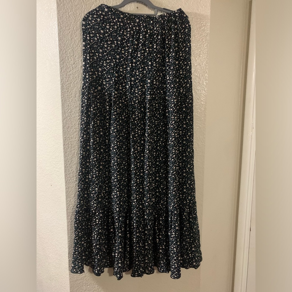 Multicolor, flower, skirts, long